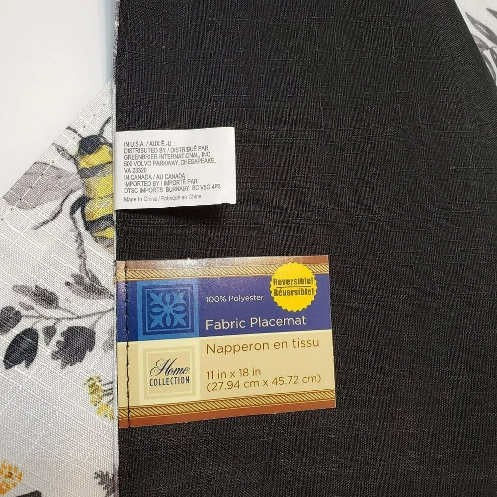 Home Collection bee placemats
